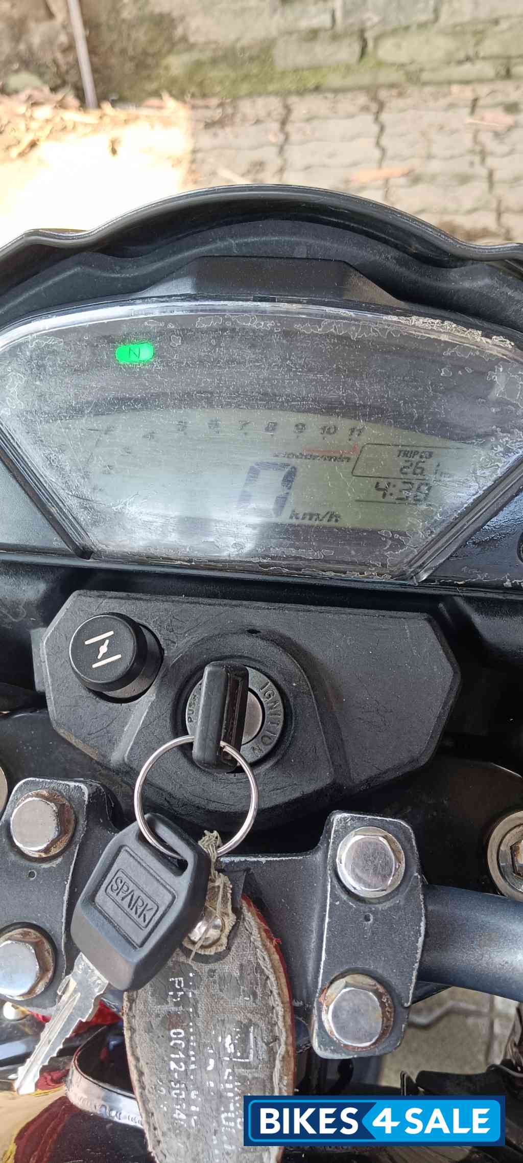 Black Honda CB Trigger