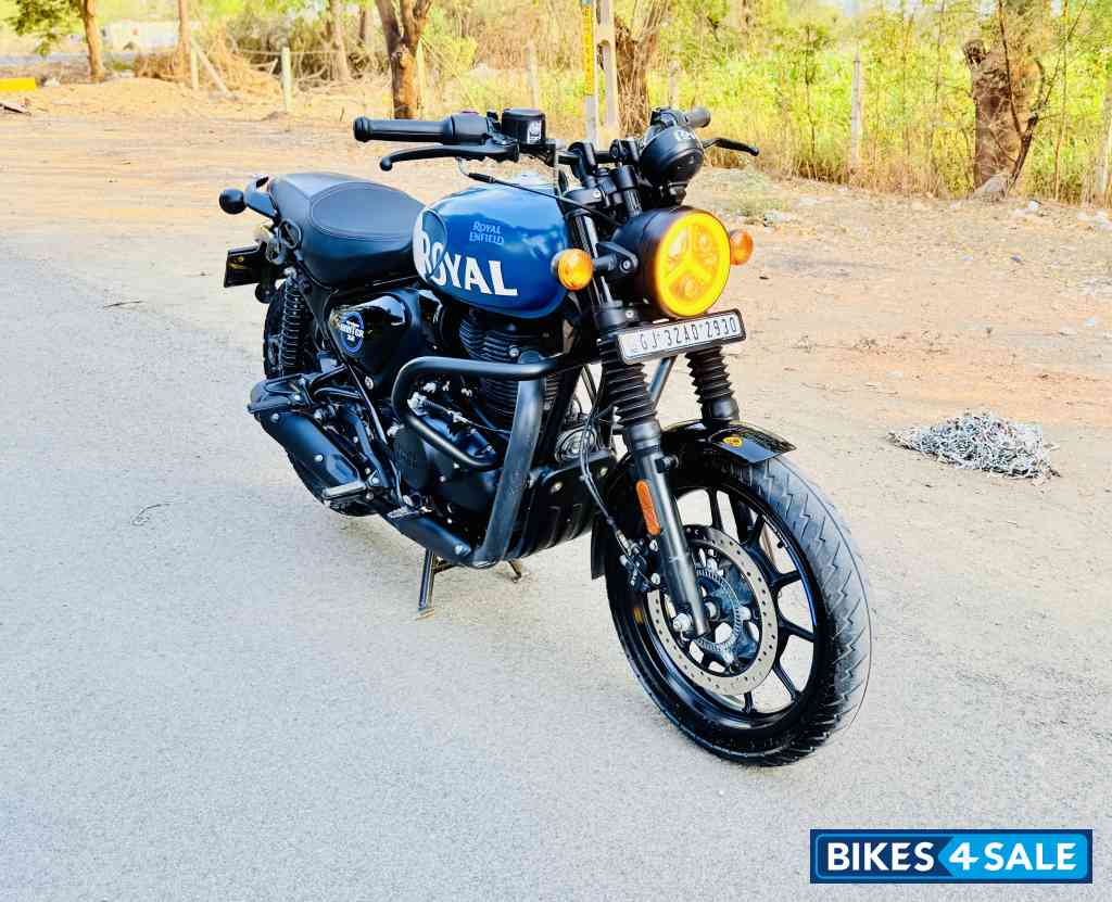 Rebel Blue Royal Enfield Hunter 350 Metro