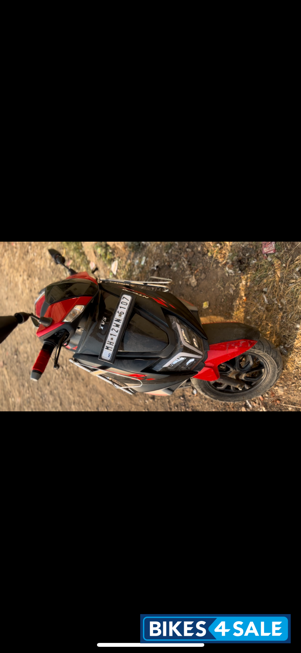 Red & Black TVS NTORQ 125 Race Edition BS6