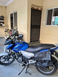Blue Bajaj Discover 125 ST