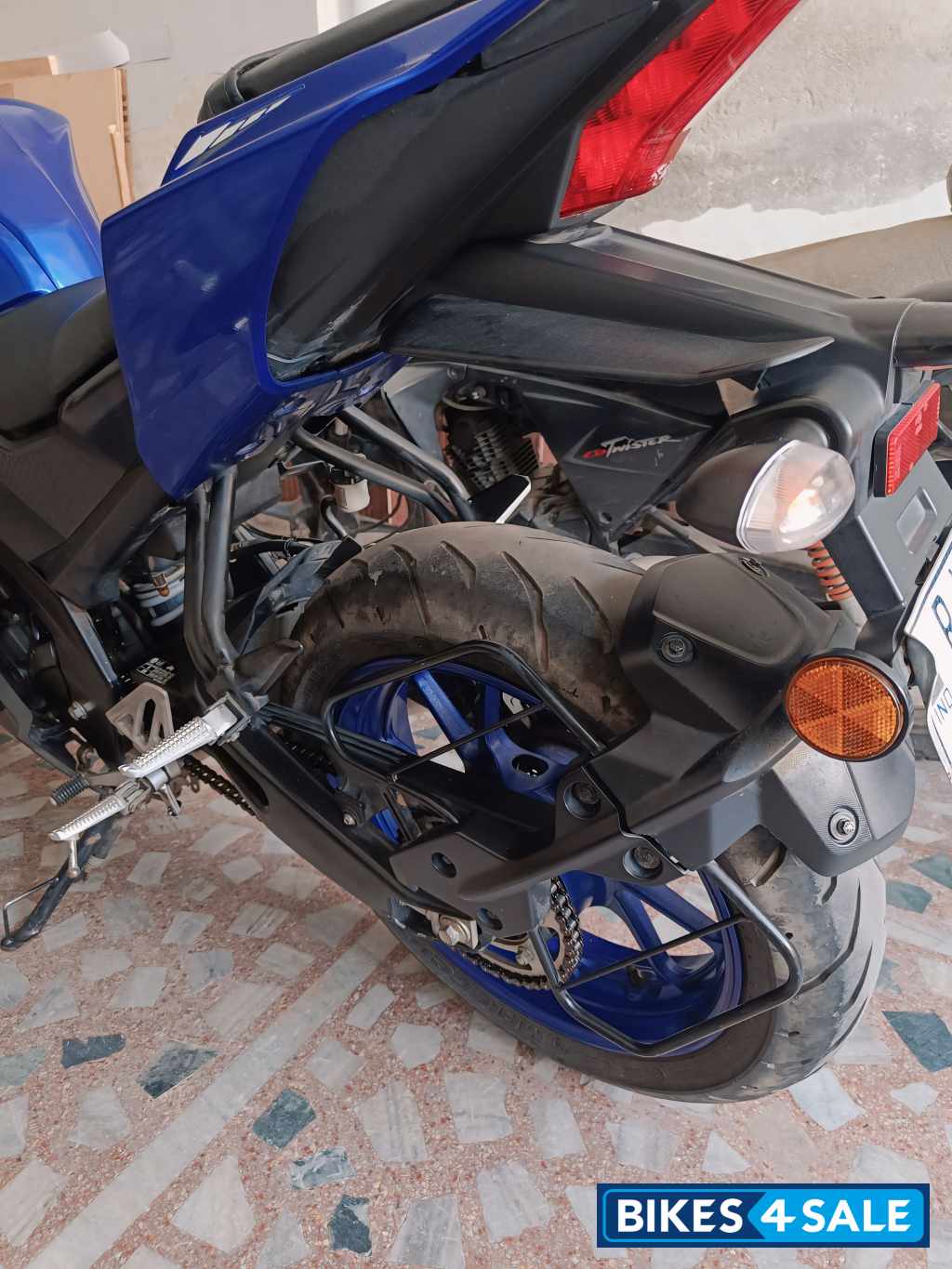 Blue Yamaha YZF R15 V3