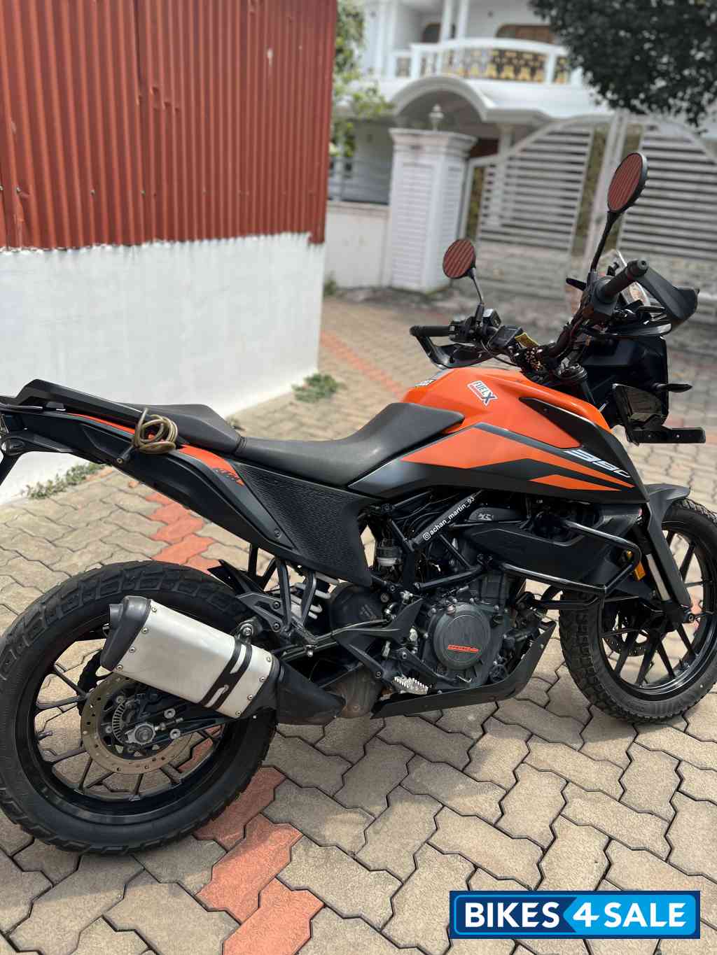 Black And Orange KTM 390 Adventure