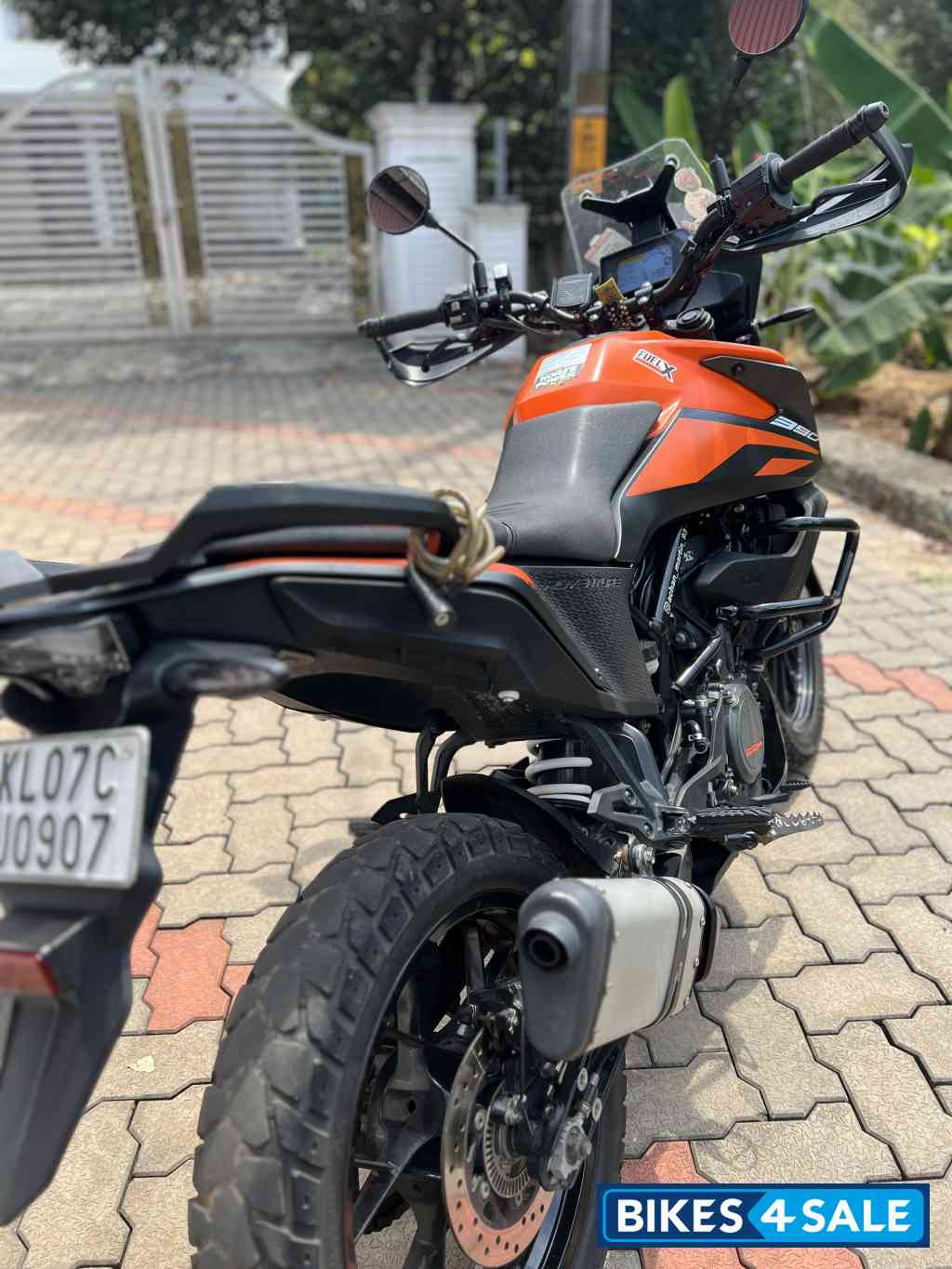 Black And Orange KTM 390 Adventure