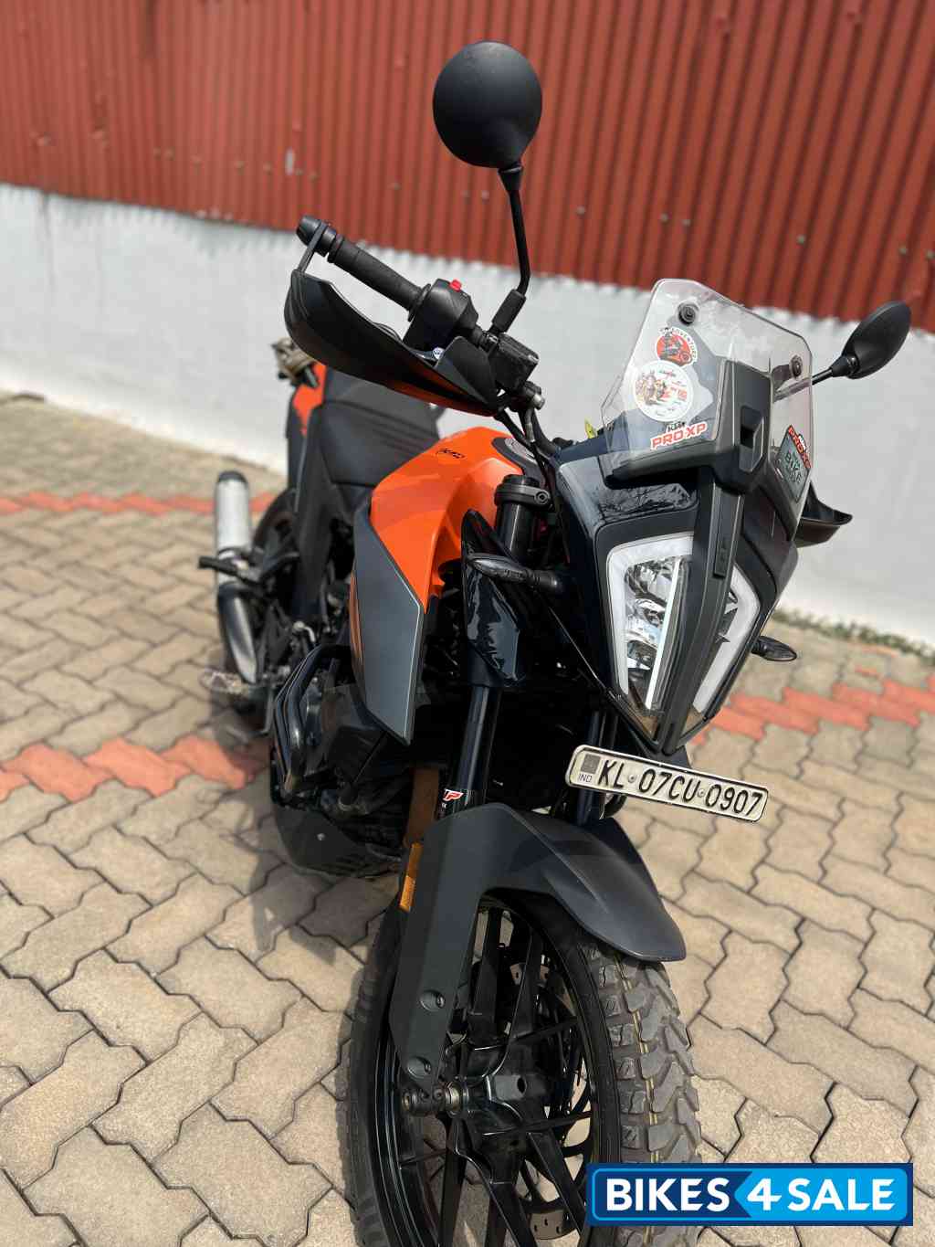 Black And Orange KTM 390 Adventure