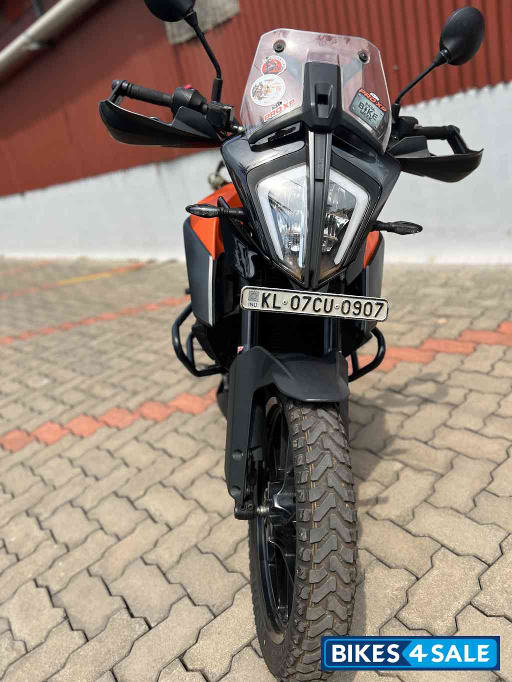 Black And Orange KTM 390 Adventure
