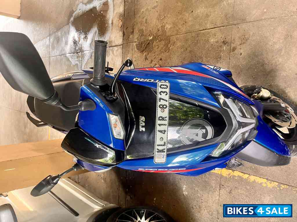 Captain America Blue TVS NTORQ Super Squad Edition