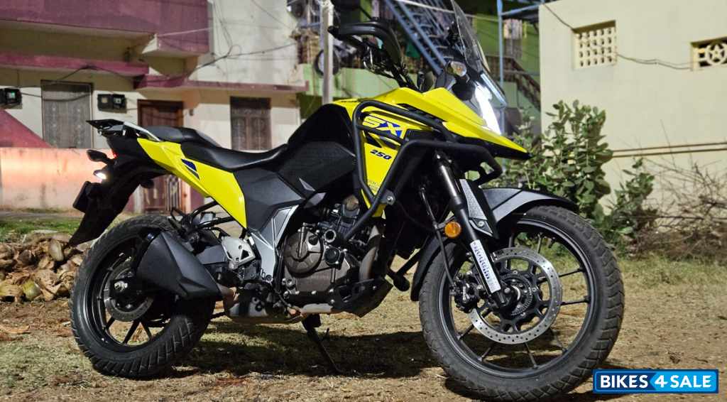 Yellow Suzuki V-Strom 250