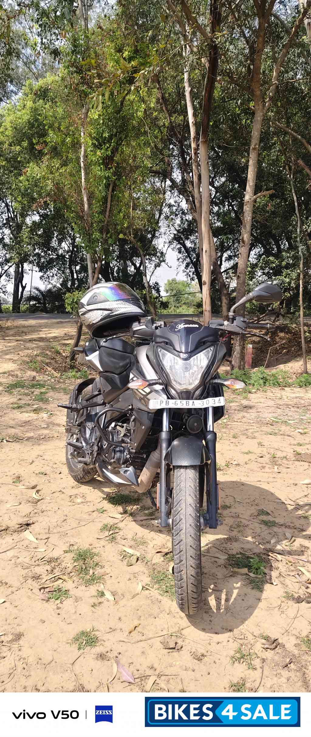 Grey Black Bajaj Pulsar NS 125