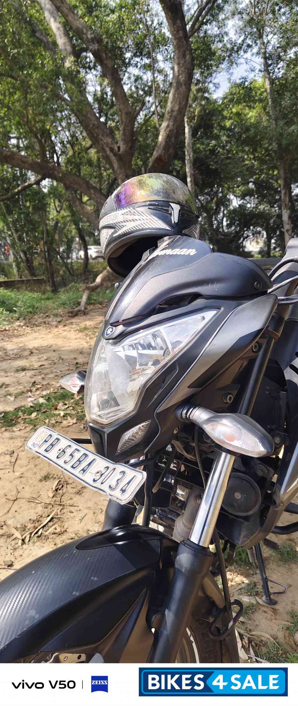 Grey Black Bajaj Pulsar NS 125