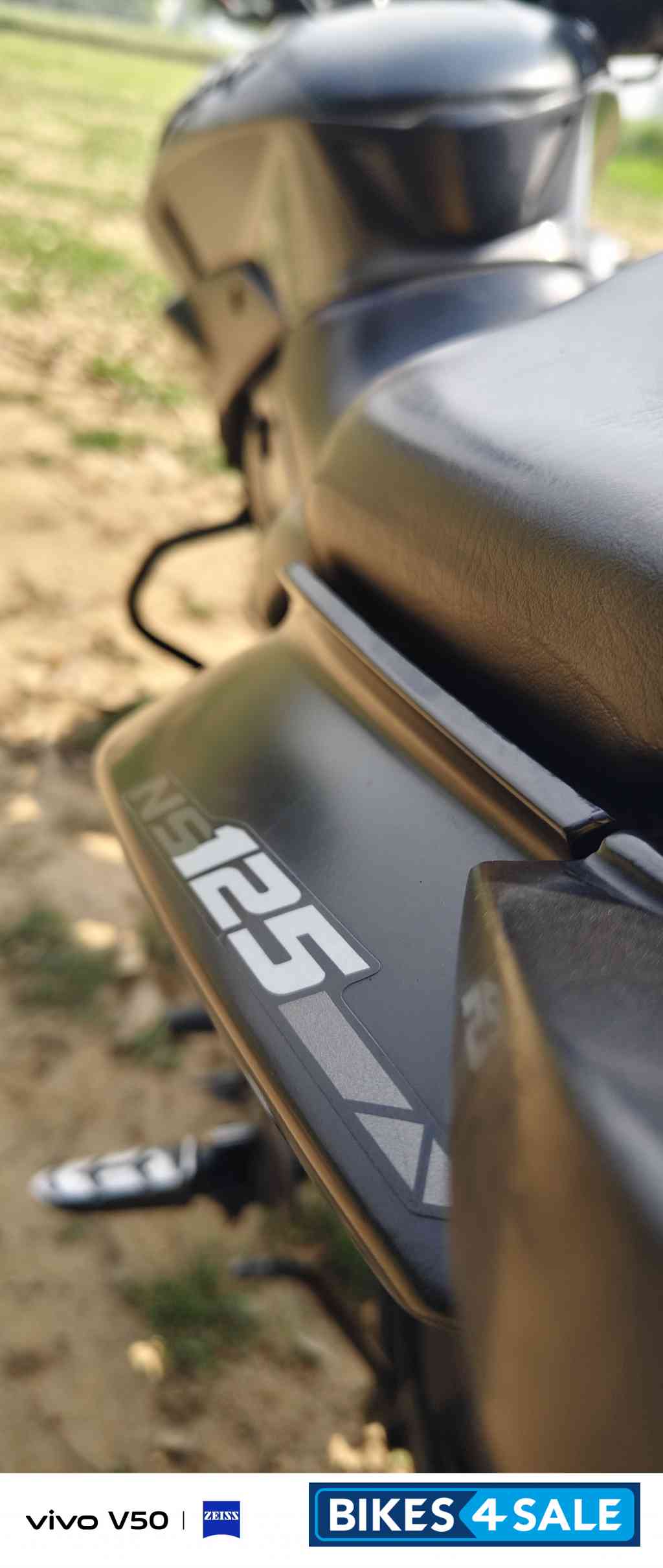 Grey Black Bajaj Pulsar NS 125