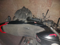 Black Red Bajaj Pulsar 150 Classic