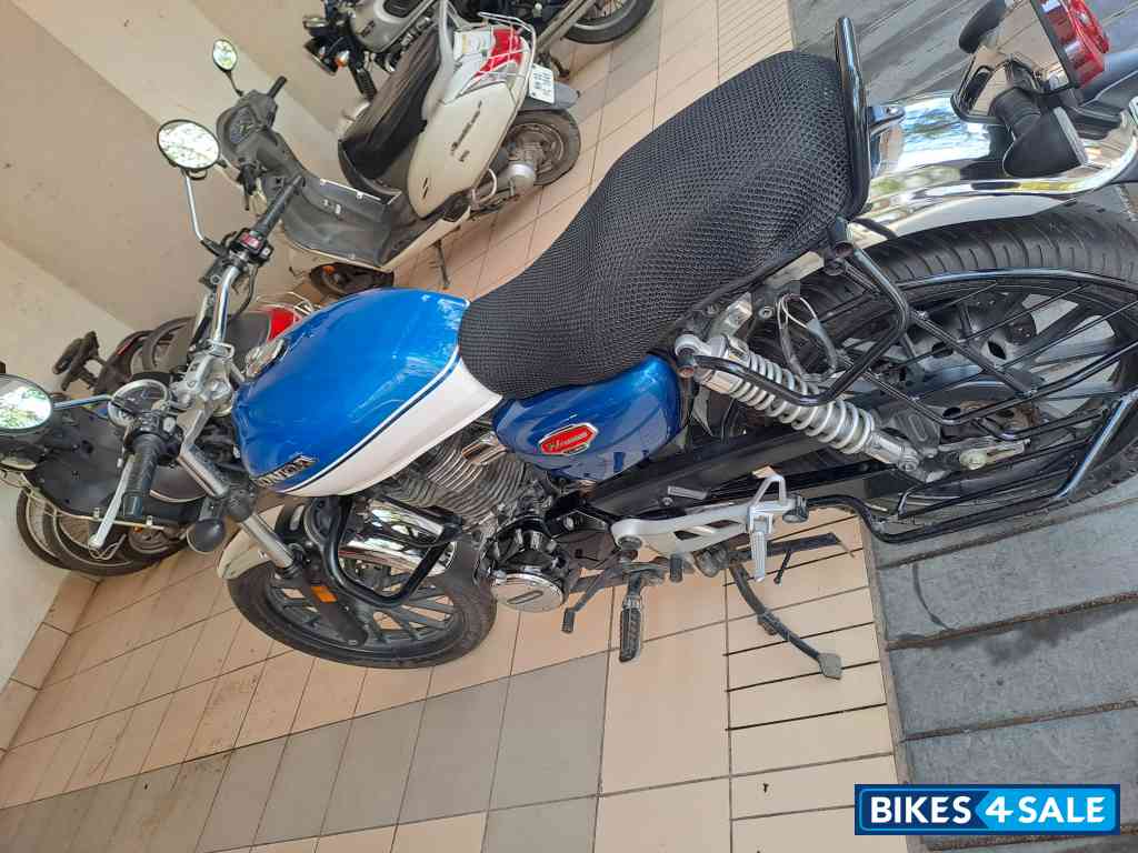 Blue Honda CB350 DLX Pro