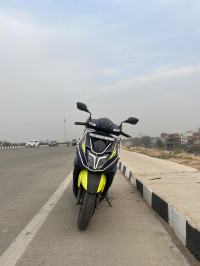 Neon-blue TVS NTORQ 125 XT