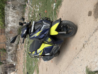 Neon-blue TVS NTORQ 125 XT