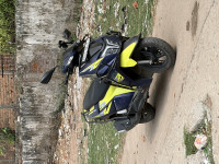 Neon-blue TVS NTORQ 125 XT