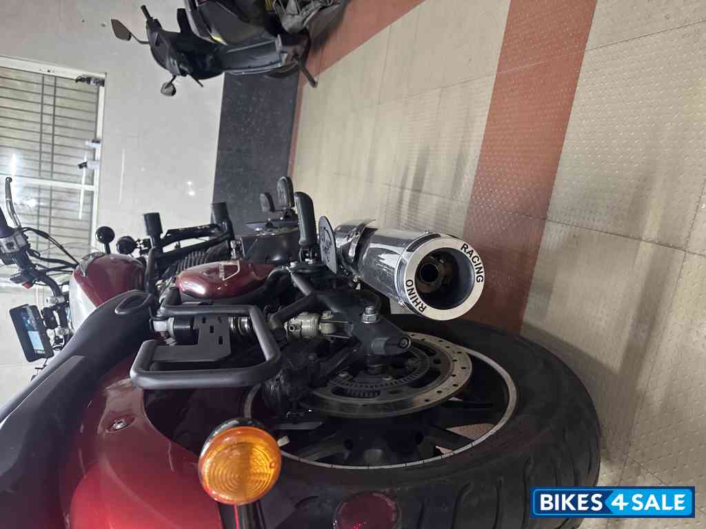 Celestial Red Royal Enfield Super Meteor 650