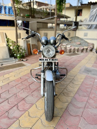 Silver Royal Enfield Thunderbird 350