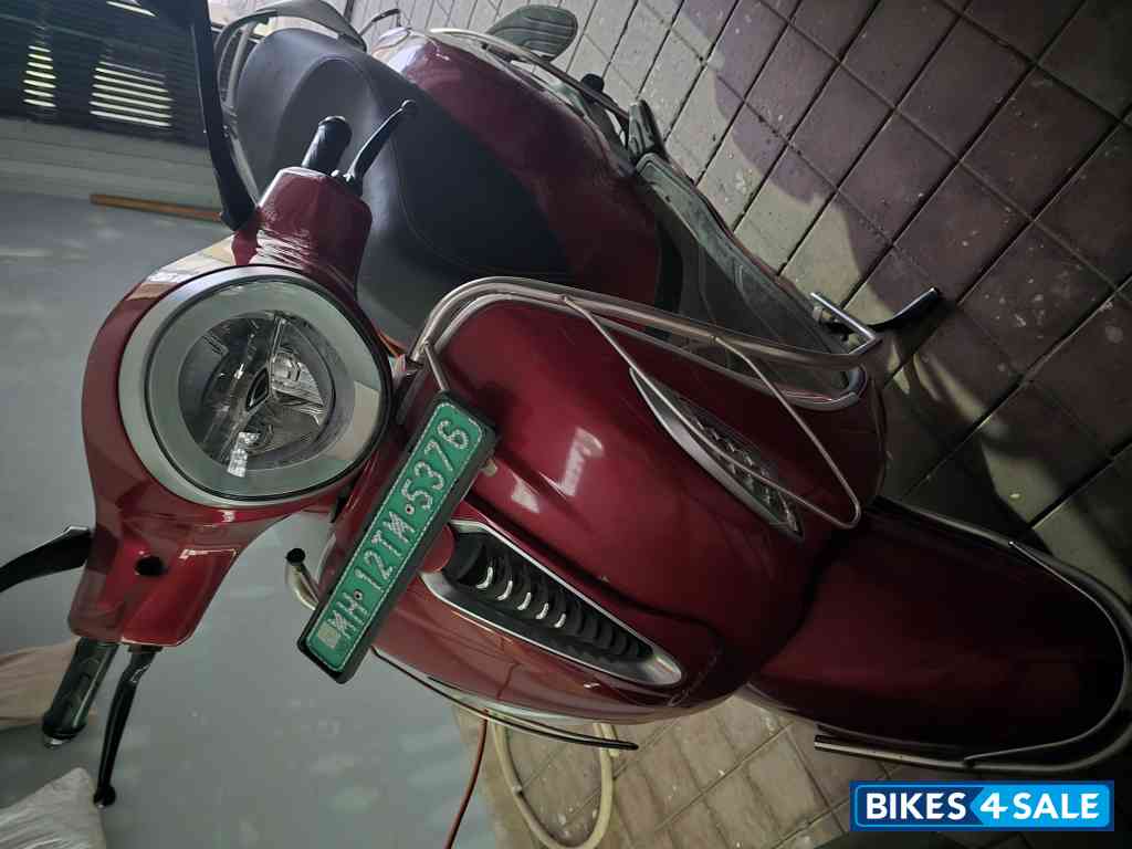 Red Bajaj Chetak Electric