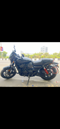 Black Harley Davidson Street Rod