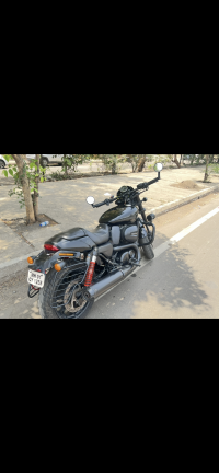 Black Harley Davidson Street Rod