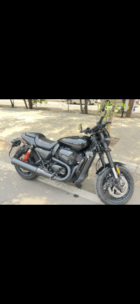 Black Harley Davidson Street Rod