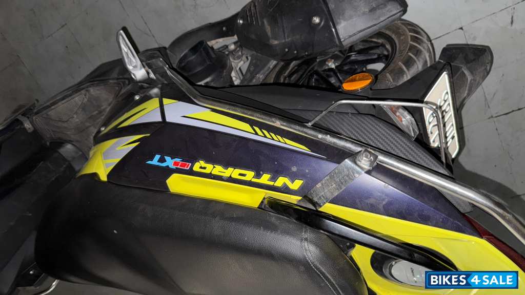 Black And Green TVS NTORQ 125 XT