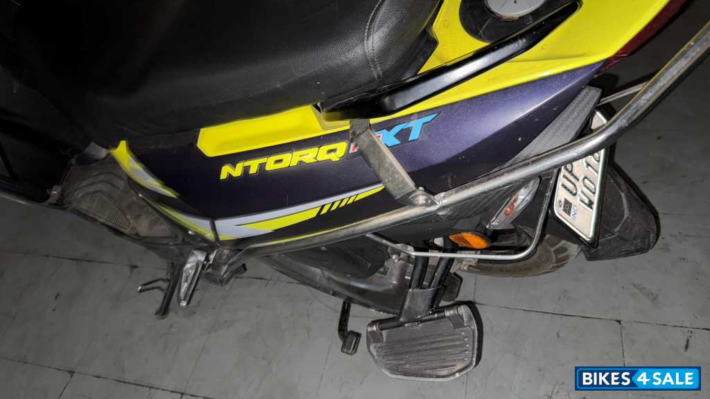 Black And Green TVS NTORQ 125 XT