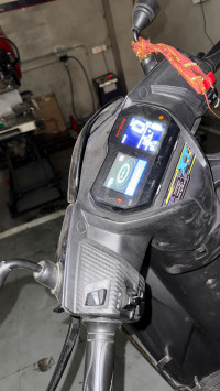 Black And Green TVS NTORQ 125 XT