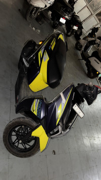 Black And Green TVS NTORQ 125 XT
