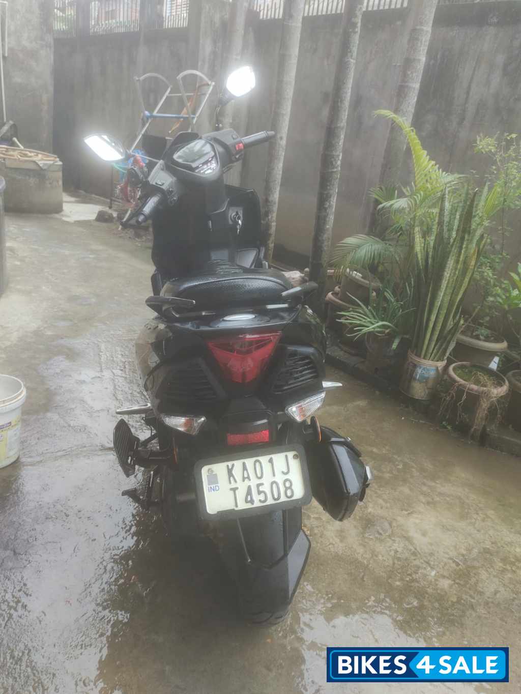 Black TVS NTORQ Super Squad Edition