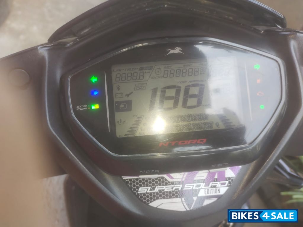 Black TVS NTORQ Super Squad Edition