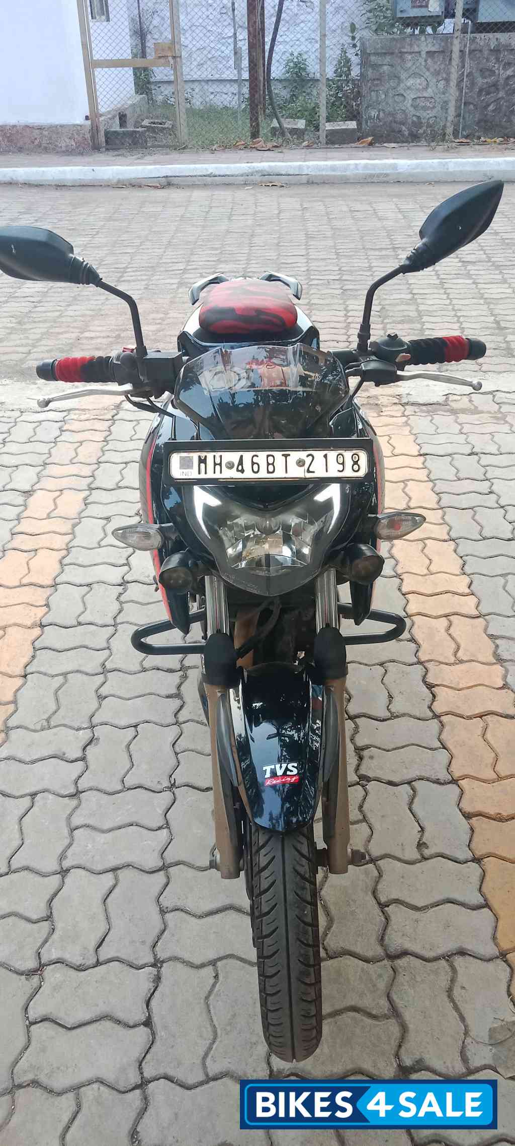 Red & Black TVS Apache RTR 200 4V Race Edition 2.0