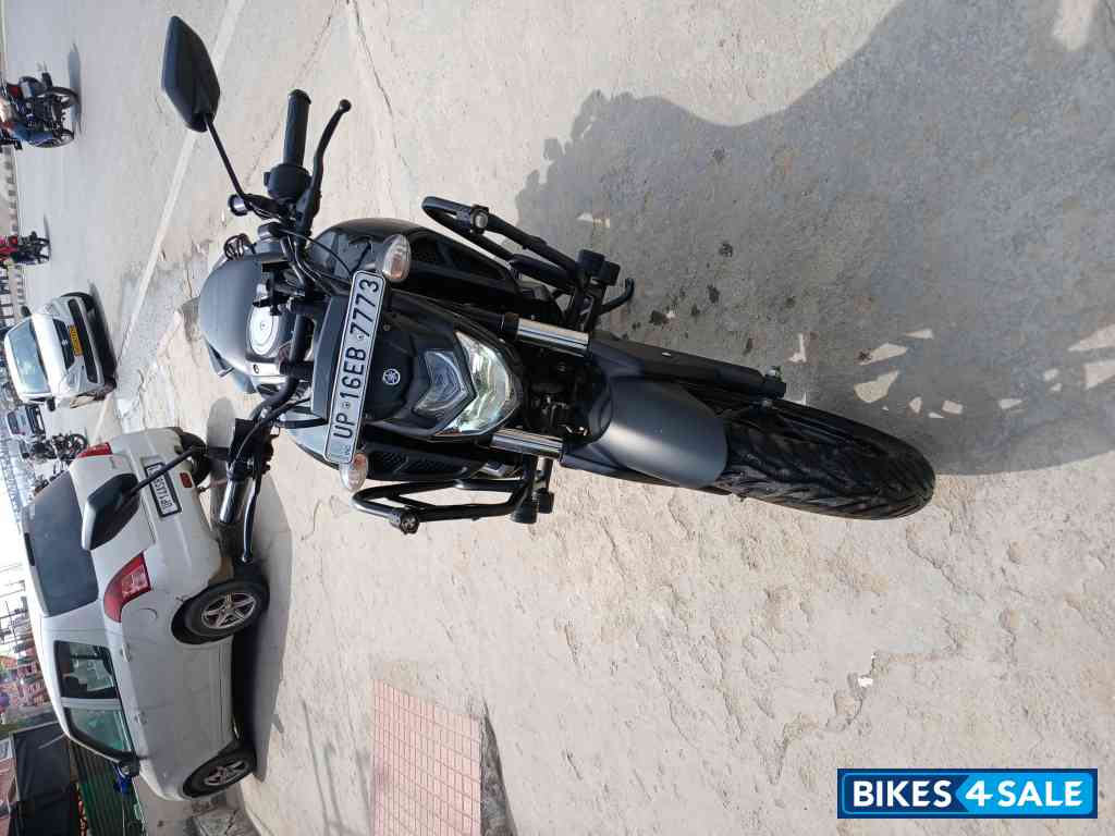 Black Yamaha FZ-S FI V3 BS6