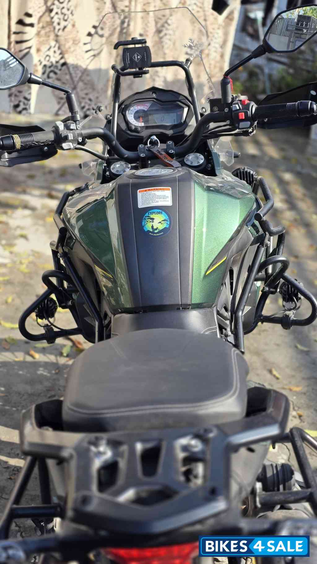 Forest Green Benelli TRK 502X Forest Green Benelli TRK 502X