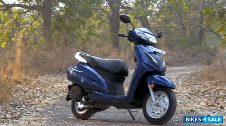 Decent Blue Metalic Honda Activa 6G H-smart