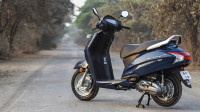 Decent Blue Metalic Honda Activa 6G H-smart