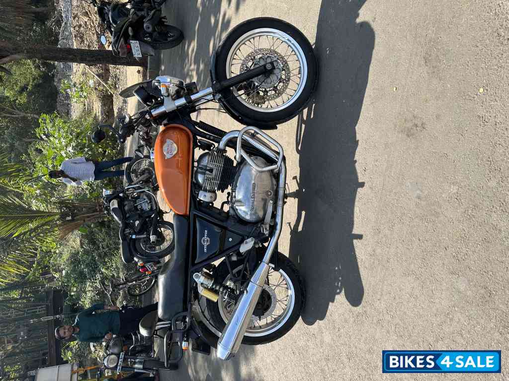 Orange Crush Royal Enfield Interceptor 650 Twin