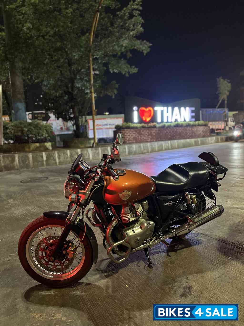 Orange Crush Royal Enfield Interceptor 650 Twin