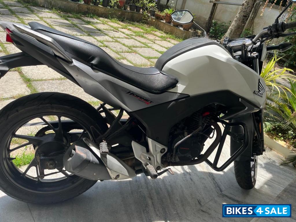 Black &white Honda CB Hornet 160R