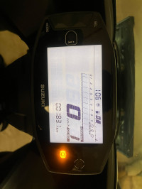 Blue Suzuki Gixxer SF