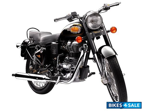 Black Royal Enfield Bullet Standard 350