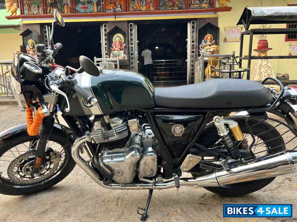 British Green Royal Enfield Continental GT 650