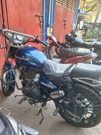 Blue Royal Enfield Thunderbird 500