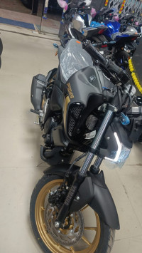 Grey Black Yamaha FZ-S