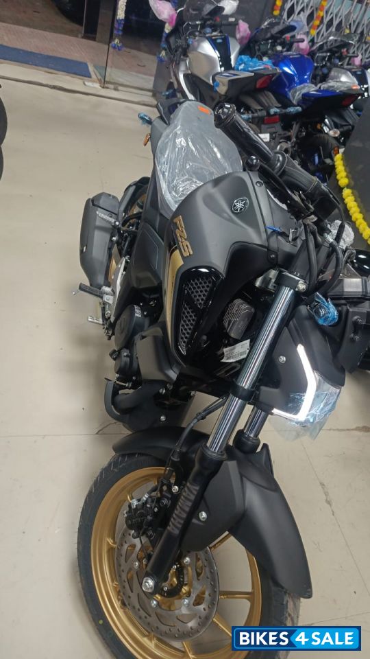 Grey Black Yamaha FZ-S