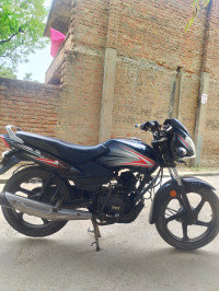 Black,red TVS Sport BS6