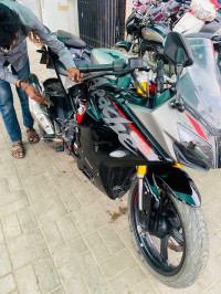 Black And Grey TVS Apache RR 310 2024