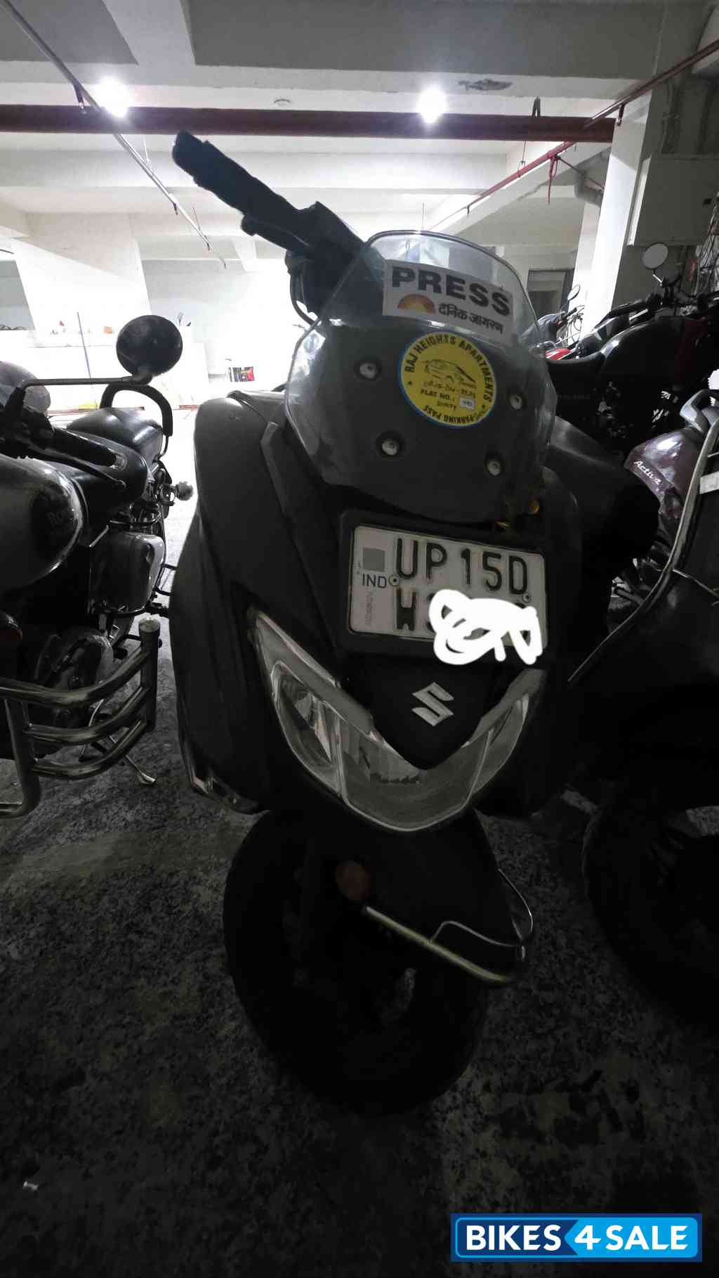 Mat Black Suzuki Burgman Street BS6
