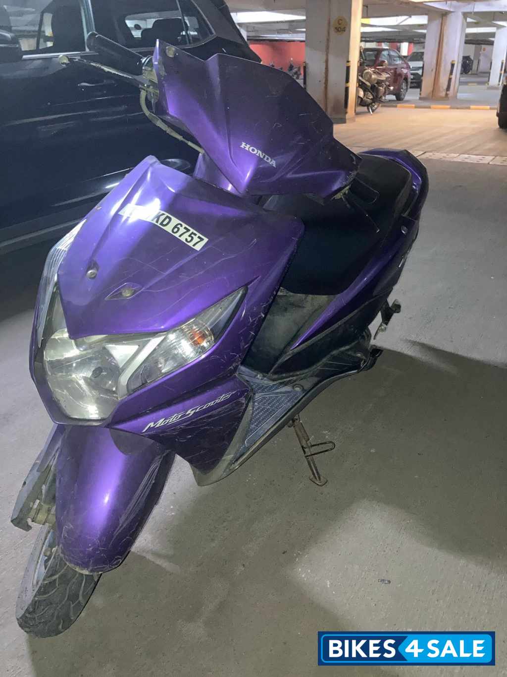 Purple Honda Dio