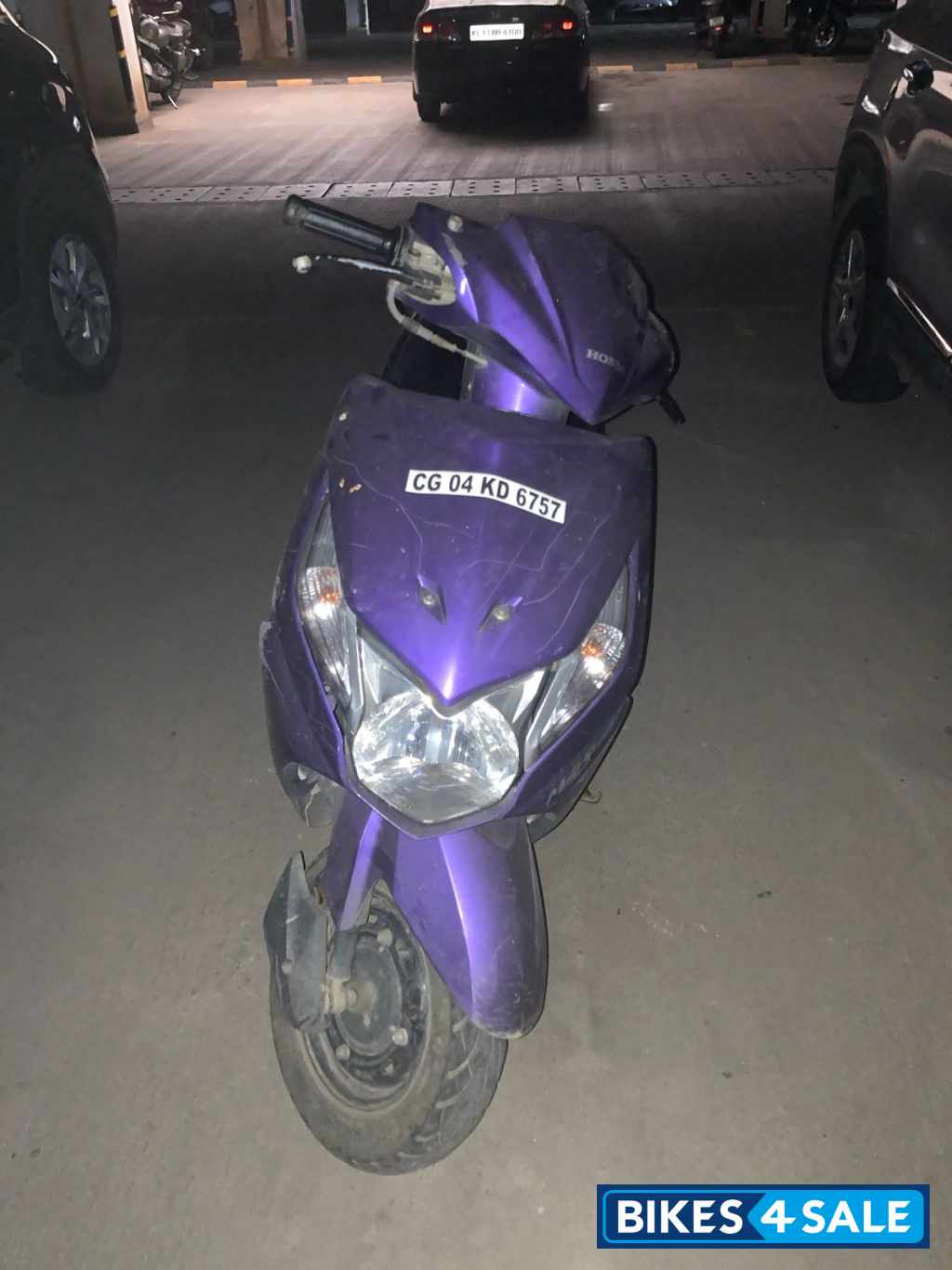 Purple Honda Dio
